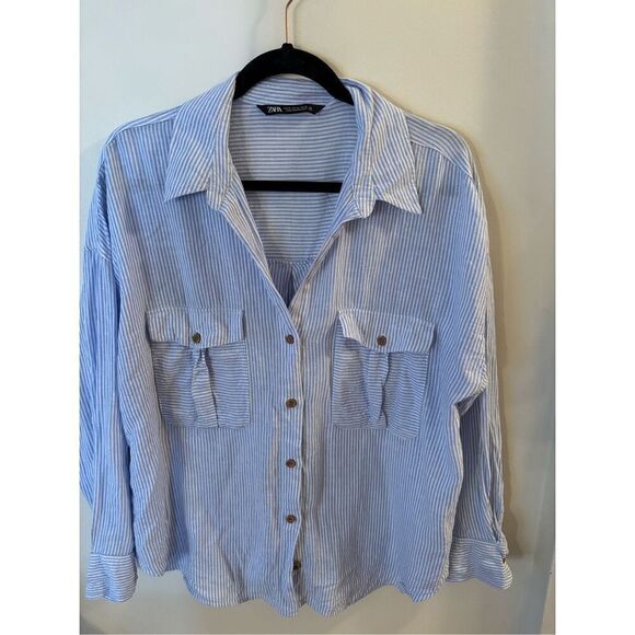 Zara Button Down Shirt - Picture 1 of 4